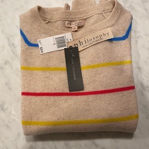 Philosophy Cashmere striped sweater